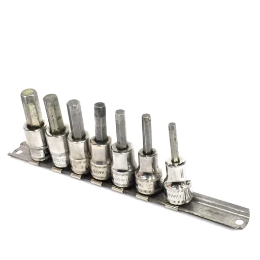 Snap-on FAM10E FAM9E FAM8E FAM7E FAM6E FAM5E FAM4E ヘックスソケット7個セット スナップオン